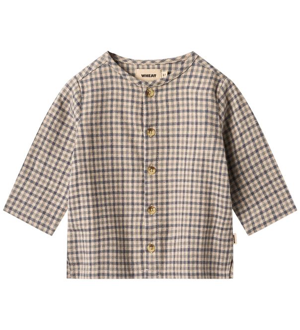 Hovedbilde Wheat, Willum skjorte barn, blue check