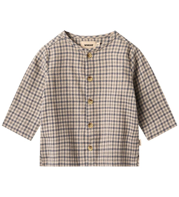 Wheat, Willum skjorte barn, blue check