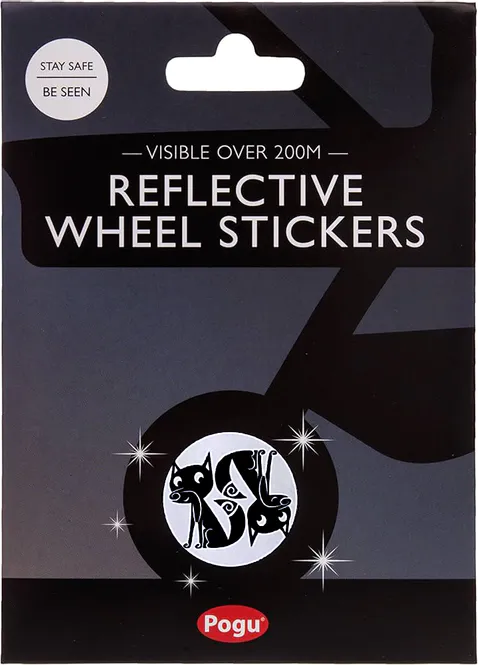 Hovedbilde Pogu refleks klistermerke hjul, rev