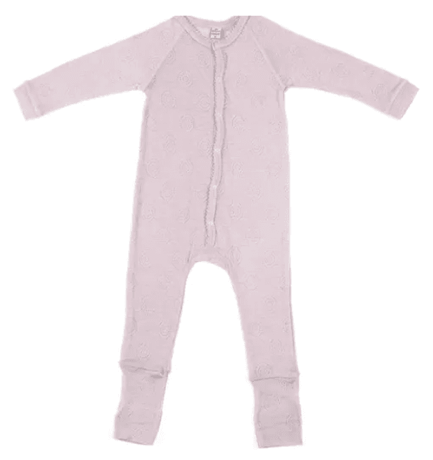 Hovedbilde Smallstuff, Heldress/nattdrakt prematur, merinoull, Powder jaquard