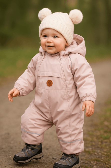 Hovedbilde Bruse Lue med dusk, Teddy, Pristine off-white