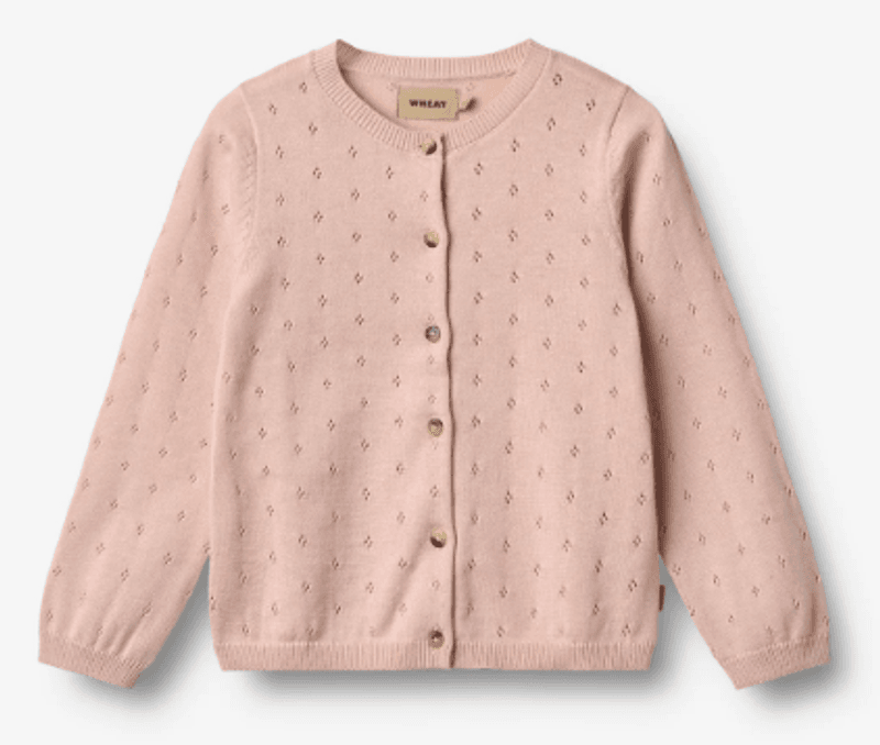 Wheat, Knit cardigan Maia, powder