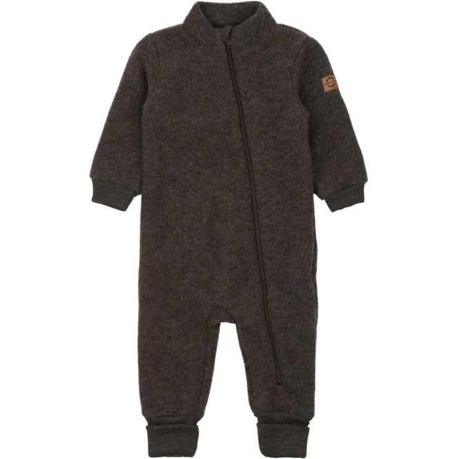 Hovedbilde Mikk-Line ulldress i merinoull, Dark Brown Melange