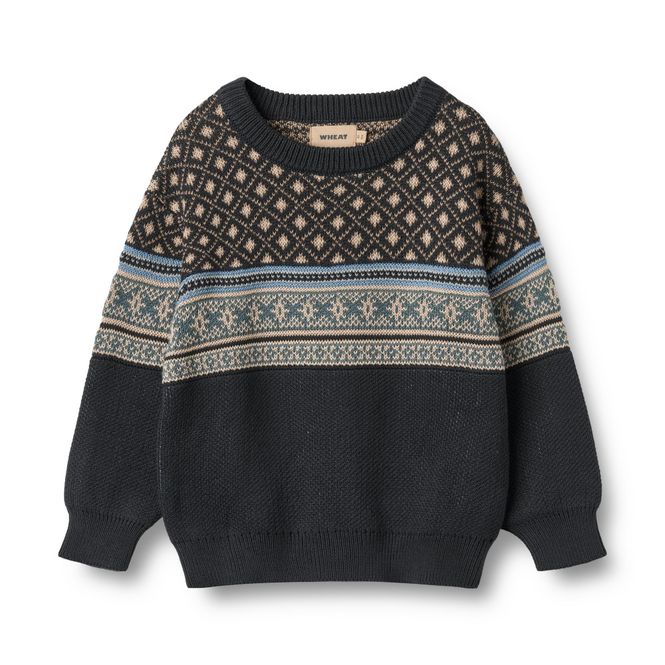 Hovedbilde Wheat, Jacquard Pullover Julius, Navy