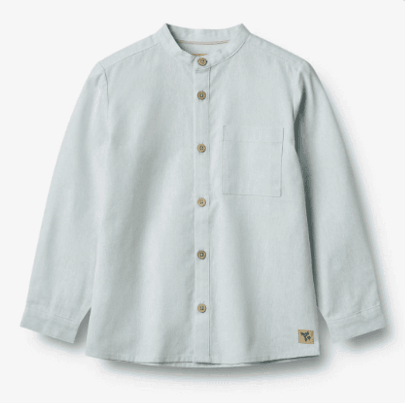 Wheat, Skjorte L/S Willum, Light Blue chambray