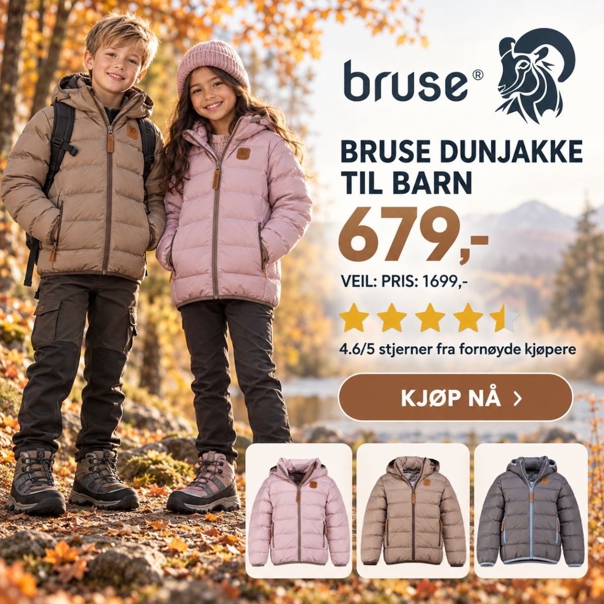 Tilbud dunjakke
