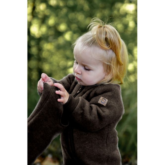 Hovedbilde Mikk-Line ulldress i merinoull, Dark Brown Melange