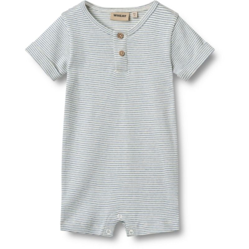 Wheat, Jumpsuit S/S Alfred, Blue stripe
