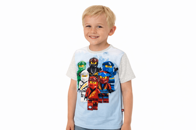 Hovedbilde LEGO Kids Unisex  - T-Skjorte Kortermet Grey Melange