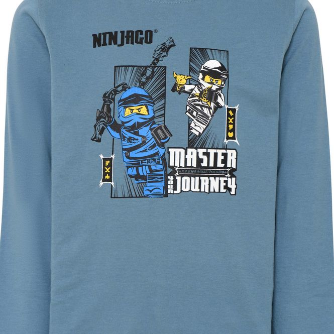 Hovedbilde LEGO Kidswear Ninjago langermet t-skjorte Taylor 607, Dus blå