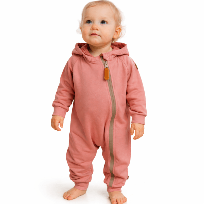 Bruse Gloppen bambusjumpsuit, Mauveglow 